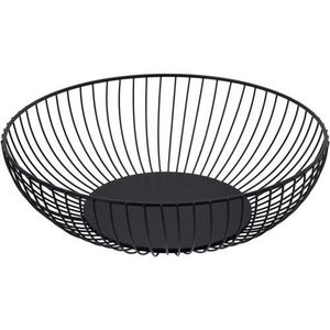 Cesta de Frutas de Metal Plateado de Lujo, Bandeja Decorativa para el Hogar, Bandeja Elegante para Guardar Objetos, Ecológica - Product Image 1