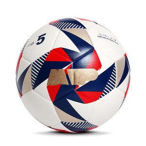 Ballon de football officiel OEM ODM, matériaux de haute qualité, 5 coutures à la main, 32 panneaux, utilisation intérieure/extérieure, poids standard, ballon de football de club - Product Image 4