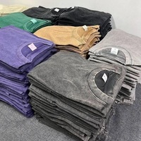 Nouvel Arrivage T-shirt Vintage Oversize Personnalisable pour Homme, Vente en Gros, Couleur Unie, Écologique, Séchage Rapide, Logo au Dos, 100% Coton, Streetwear Hip-Hop