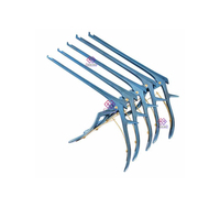 Rongeurs Kerrison en acier inoxydable certifiés CE et conformes MOL, 5 pièces (1.2, 3.4, 5 mm), pour chirurgie cervicale orthopédique