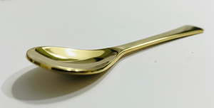 Gold Shilajit <b>Spoon</b> Premium Ayurvedic Resin <b>Spoon</b> Handcrafted Metal <b>Spoon</b> For Shilajit Use - Product Image 2