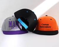 Gorra Snapback con Logotipo Personalizado, Bordado 3D, 6 Paneles, Tejido de Algodón Transpirable e Impermeable, Visera Plana, para Deportes y Golf