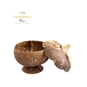 Wholesale Natural <b>Coconut</b> Shell <b>Cup</b> Polished Smooth Surface Disposable Minimalist Eco-Friendly Durable Tropical Drinkware Beach - Product Image 3