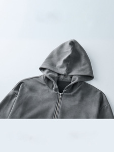 2024 Autumn and Winter New Men's Hoodie <b>Light</b> Mature Simple Loose Zipper Fashion Hooded <b>Cardigan</b> Coat - Product Image 4