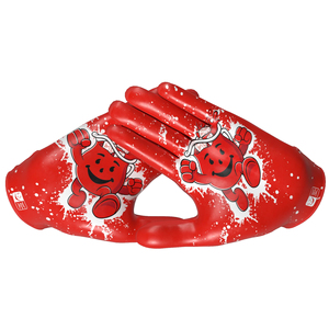 Guantes de Fútbol Americano Juveniles con Estampado de Silicona Roja Kool-Aid Man, Guantes Deportivos Transpirables con Agarre Ultra Adhesivo para Hombre - Product Image 4