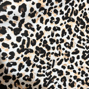 White Yellow Leopard Color
