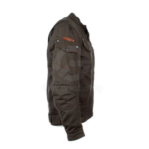 Meilleur prix – Veste en jean d'hiver 100 % coton pour homme avec logo frontal, respirante et écologique, coupe confortable - Product Image 5
