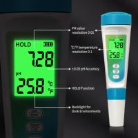 pH-mètre numérique professionnel pour aliments semi-solides, viande, fromage, liquides – Testeur de précision pour cosmétiques, laboratoire, qualité alimentaire