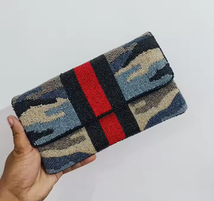 Bolso de mano tipo sobre bordado con cuentas de alta calidad para fiestas, bodas, regalos, bolso bandolera decorativo, bolso de mano moderno para mujer - Product Image 5