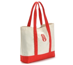 Sac de bateau en toile avec impression de logo personnalisé, grande capacité, sacs fourre-tout en toile, sacs de shopping, sac de plage et de pique-nique, poignée longue, durable et de bonne qualité - Product Image 6
