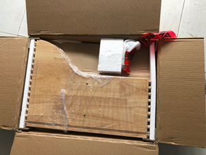 Wooden Pull Out Trash Can Frame for Kitchen Cabinet Storage Organizer Durable Wood Cabinet Garbage Bin Holder Sliding Frame - Product Image 5