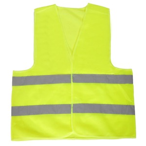 High Visibility Safety Jacket Vest <b>Construction</b> Worker Vest Roadway Safety Vest - Product Image 1