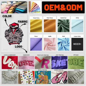 Sudadera con Capucha para Hombre, Otoño 2022, 100% Algodón, Forro Polar Grueso, Color Sólido, Ecológica, con Logotipo Personalizado Bordado - Product Image 5