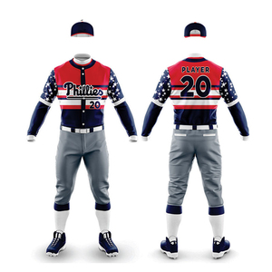 Tenue d'équipe de baseball personnalisée pour adultes – Maillot et pantalon durables, respirants, anti-humidité, protection UV UPF 50 – Vêtements de sport d'été - Product Image 5