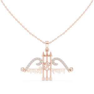 Collier pendentif en or blanc 14 carats avec diamant, bijou religieux vintage, cadeau pour femme, nouveau diamant cultivé - Product Image 3