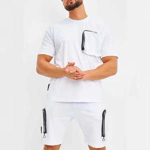 Men Sweat Suit <b>Twin</b> <b>Set</b> Summer Clothing Men 2 Piece <b>Twin</b> <b>Set</b> | Short Sleeve T Shirt and Shorts Male <b>Twin</b> <b>Sets</b> - Product Image 2