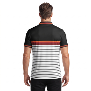 เสื้อกอล์ฟประสิทธิภาพสูงสำหรับผู้ชาย เสื้อโปโลกอล์ฟลำลองระบายอากาศได้ดีสำหรับผู้ชาย ชุดกีฬา เสื้อโปโลกอล์ฟแขนสั้นสำหรับผู้ชาย ฤดูร้อน - Product Image 2