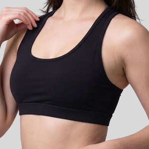 Factory Price Women's Summer Triangle One-piece Lace Wire Free Breathable Slim Fit Spandex/Nylon Sports Bras Gym Running Workout - Product Image 6