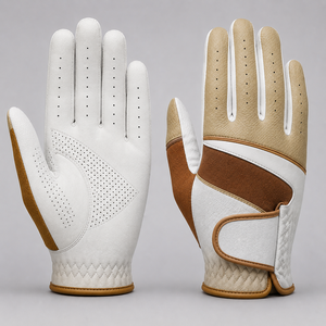 OEM Custom <b>Golf</b> Gloves-Cabretta Leather Lightweight & Breathable Full Finger Design Unisex Sports Performance Bulk Order - Product Image 5