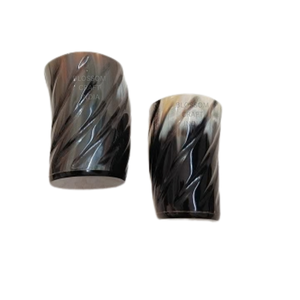 Verre à boire en corne de bœuf, artisanal, rustique, durable, écologique, artisanat traditionnel, parfait pour le bureau ou l'extérieur - Product Image 5