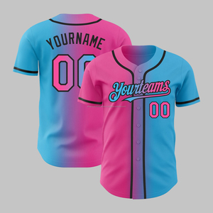 Vente en gros d'usine OEM Baseball pour hommes jeunes Impression personnalisée Maillot à manches longues Polyester Sportswear Technique de broderie Grande taille - Product Image 1