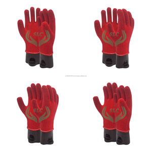 Gants en poly coton fiables, confortables et écologiques, calibre 7, couleur personnalisée, antidérapants, antistatiques, anti-impact pour l'industrie - Product Image 2