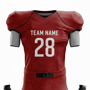 Sublimation Printing Breathable Moisture Wicking Quick Dry Football Uniform Bulk Team Jersey Set Tackle Twill Embroidery - Product Image 4