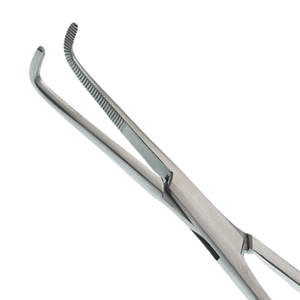 Pinces manuelles de prélèvement en acier inoxydable de qualité supérieure, 7,25 pouces, à angle droit, hémostatiques, réutilisables, pour la chirurgie des tissus profonds - Product Image 4