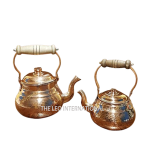 European Luxurious Creative <b>Ceramic</b> <b>Tea</b> <b>Pot</b> with Unique Texture Metal Lid Jug for Drinkware Business Gift - Product Image 4