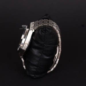 Reloj de Lujo con Esfera Esqueletizada para Hombre, Bisel con Incrustaciones de Diamantes, Acero Inoxidable, Reloj de Pulsera Mecánico Automático para Uso Diario - Product Image 4