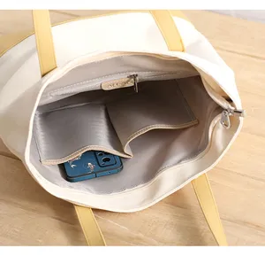 Sacs d'emballage en coton ajustables, imprimés sur mesure, écologiques, réutilisables, résistants à l'eau, pochettes en tissu, emballage alimentaire sûr pour la vente au détail - Product Image 3