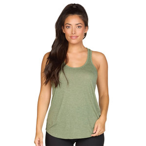 Débardeur de yoga pour femme à séchage rapide, en tissu épais et respirant, motif écossais, avec logo personnalisé - Product Image 4