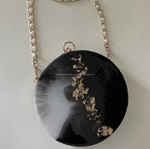 Nouveau modèle de sacs à main en résine pour femmes, sacs à main en métal pour dames - Product Image 1