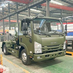 <span class=keywords><strong>Camion</strong></span> à ordures de haute qualité Euro 4 isuzu Hook - Lift 6ton 6000 litres Roll off véhicule à ordures <span class=keywords><strong>camion</strong></span> à ordures avec bras de levage - Product Image 3
