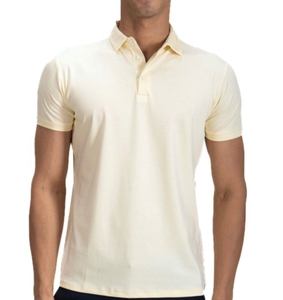 Polo pour homme en polyester 100% - Finition soyeuse - Léger et respirant - Vêtement décontracté de tous les jours - Vêtement haut de gamme - Product Image 1