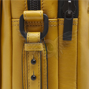 Options de design personnalisées Sac pour ordinateur portable en cuir véritable durable pour le travail quotidien et les voyages avec marquage personnalisé - Product Image 6