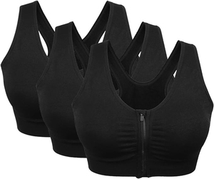 Soutien-gorge de sport pour femme, doux, élastique, respirant, pour l'entraînement, le fitness et la course à pied - Product Image 3
