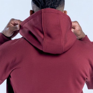 Sudadera con Capucha para Hombre, de Peso Medio, con Logotipo Personalizado, al por Mayor, con Bolsillos, Puños y Dobladillo Acanalados, de Forro Polar Sólido, Ecológica, de Corte Regular, Más Vendida - Product Image 2