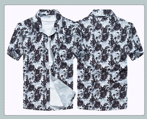 Hot Sale <b>Beach</b> Casual Short Sleeve Printing Clothing Floral <b>Shirts</b> Plus Size <b>Men's</b> <b>Shirts</b> - Product Image 6