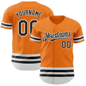 Nuevo diseño de alta calidad camiseta de béisbol adulto barato uniforme personalizado al por mayor camiseta de béisbol de secado rápido transpirable - Product Image 5