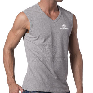 T-shirts sans manches avec logo personnalisé, t-shirts sans manches sur mesure, t-shirts sans manches grandes tailles, prix de gros - Product Image 3