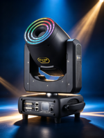 Luz Láser de Cabeza Móvil RGB 3D Profesional de 10W para Interiores, con Control DMX, para Escenarios