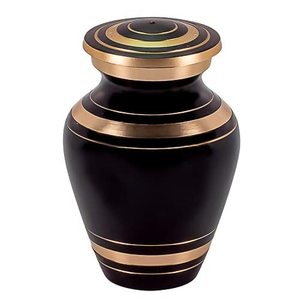 Classic Brass <b>Keepsake</b> <b>Memorial</b> Cremation Urn Ash Holder Crafted With Elegant Surface Texture And Stylish Appeal - Product Image 1