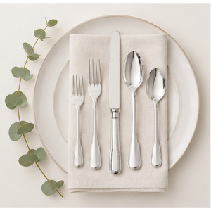 Best Quality Silver Plated Cutlery Set Classic Style <b>Mirror</b> Polished Flatware for 5-<b>Star</b> Hotels Weddings & Fine Dining Events - Product Image 2