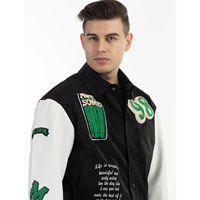 Chaqueta Varsity de Béisbol con Diseño de Anime Personalizado, Chaqueta Bomber para Hombre, Nueva Llegada