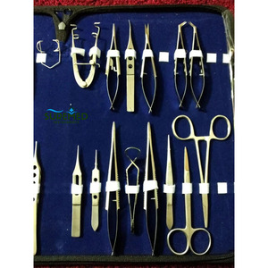 Professional 32 <b>Pc</b> O.R Grade Basic Ophthalmic Eye Micro Surgery Surgical Instruments <b>Set</b> for Delicate Eye Operations Kit - Product Image 5