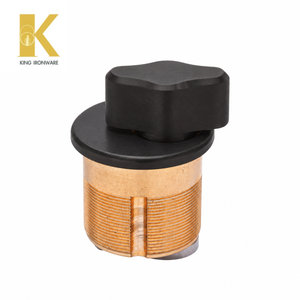 Poignée de porte à bouton tournant ou option ADA, bronze huilé, laiton, 25 mm, pour la sécurité des portes de bâtiments commerciaux - Product Image 5