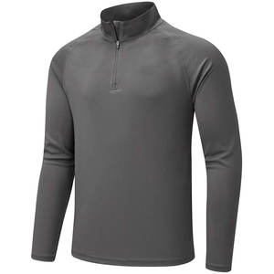 Sweat-shirt classique à col zippé 1/4, haute qualité, 350 GSM, tissu personnalisé, logo OEM ODM, directement de l'usine, faible MOQ, fournisseur en gros, doux pour la peau - Product Image 2