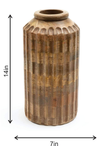 Portaflores Decorativo de Madera Transparente, Ligero, Hecho a Mano, con Diseño Simple y Elegante, para Sala de Estar, Oficina, Día de la Madre - Product Image 6
