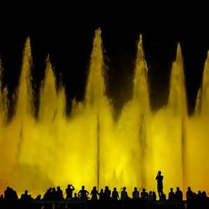 Fontaine de piscine extérieure Horticlub DMX512 en acier inoxydable avec pompe à eau LED et musique dansante à vendre - Product Image 2